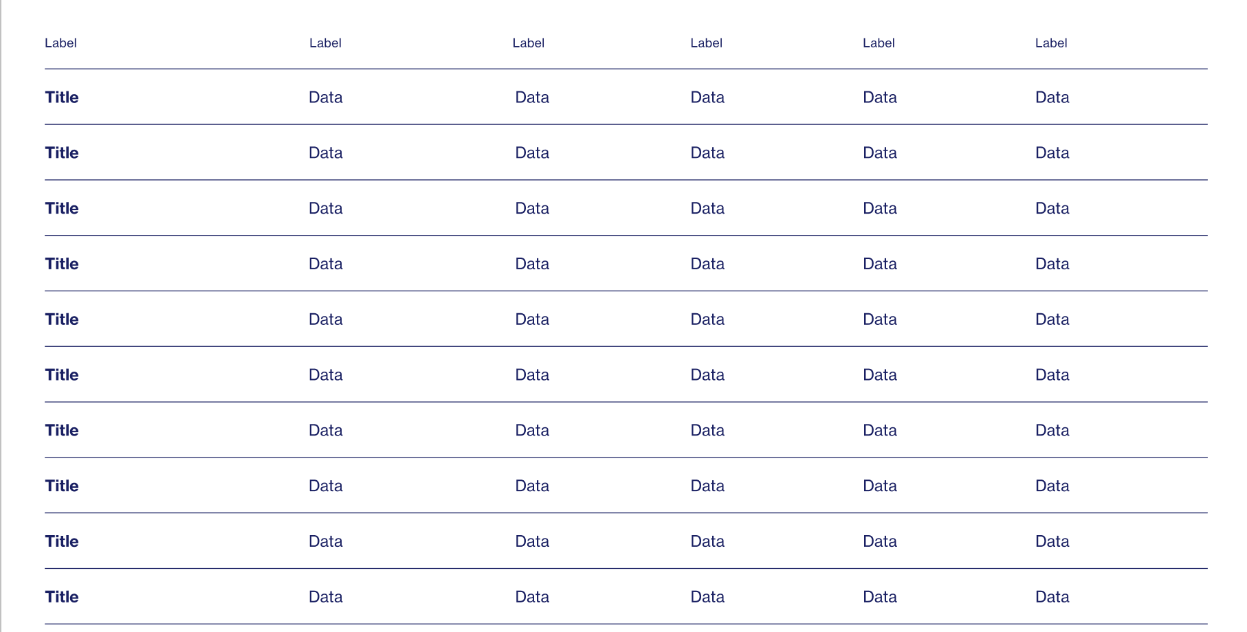 CSV Table block